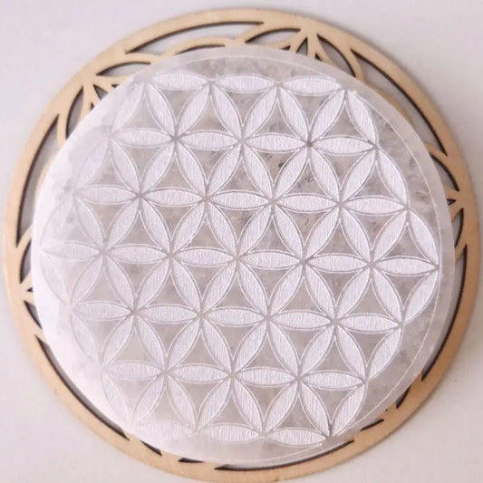 Fleur de vie selenite
