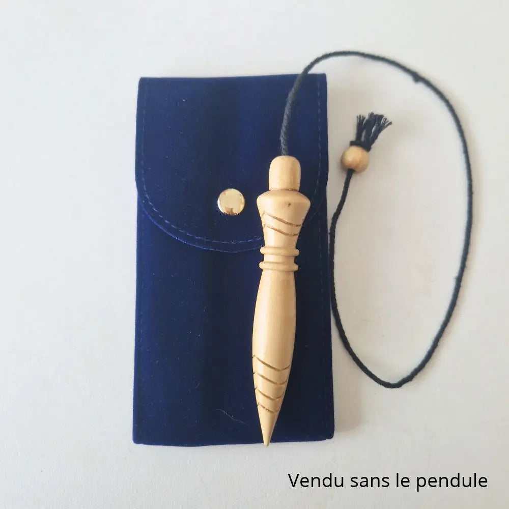Pochette en velours pour grand pendule