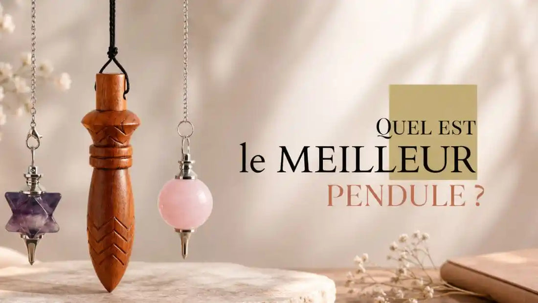 Quel est le meilleur pendule : comparatif de pendules en bois, pierre naturelle et métal