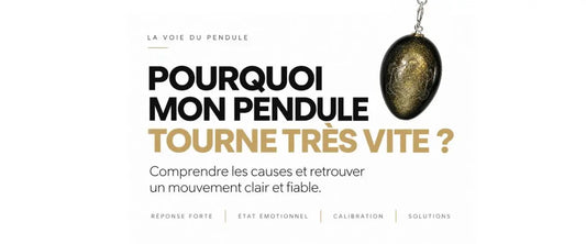 Pourquoi mon pendule tourne très vite