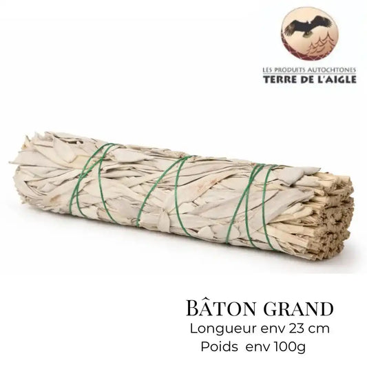 Bâton de sauge Grand modèle marque Terre de l'aigle 100g