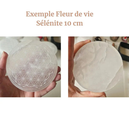 Fleur de vie selenite