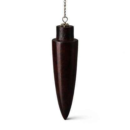 Pendule cône en bois de rose - grand taille