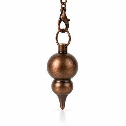 Pendule double sphère en bronze