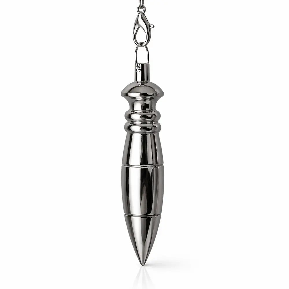 Pendule egyptienl Nil métal  couleur argenté
