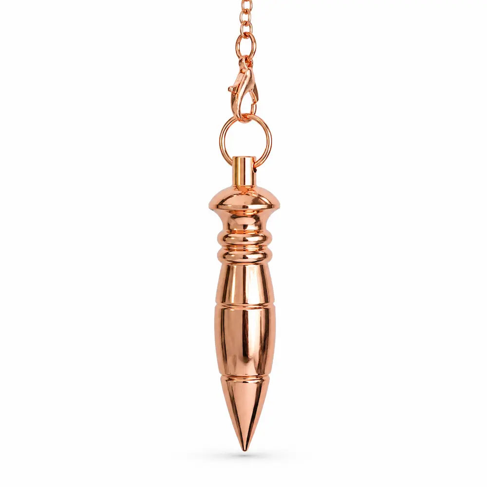 pendule égyptien nil métal couleur cuivré