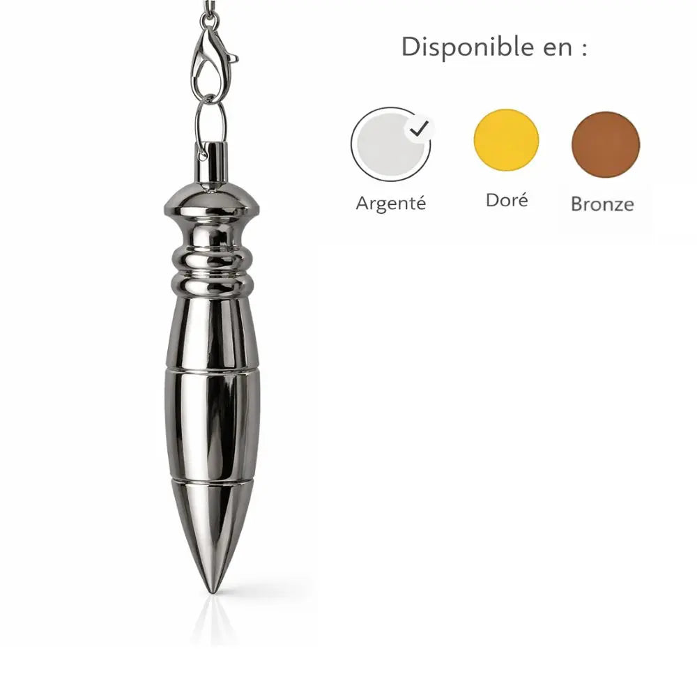 Pendule égyptien Nil en métal variante doré ou bronze