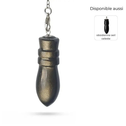 Pendule égyptien obsidienne