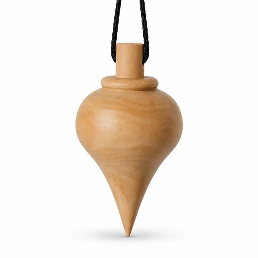 Pendule goutte en bois de buis naturel pour radiesthésie