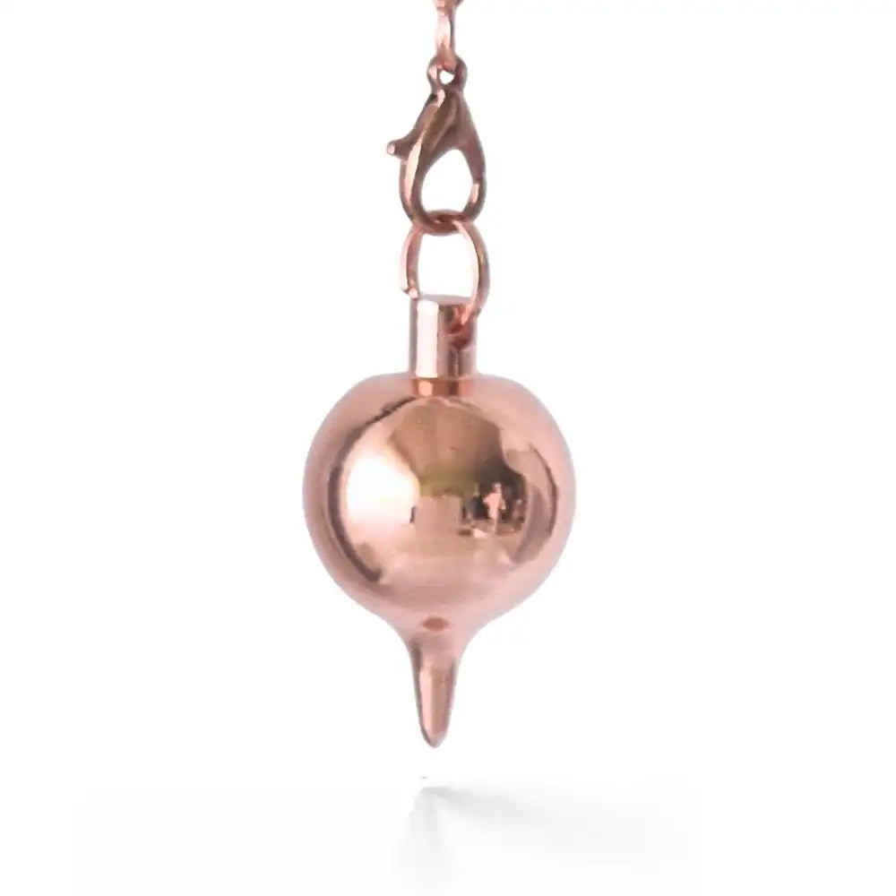 Pendule goutte couleur cuivre pour radiesthésie