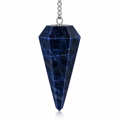 pendule hexagonal en sodalite qualité extra pierre naturelle