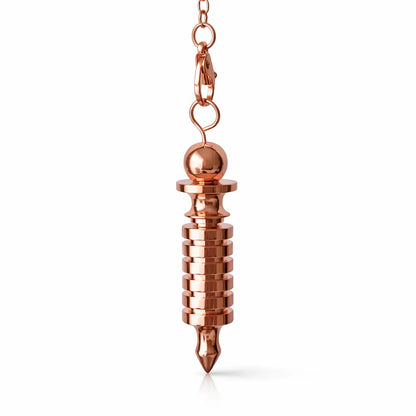 Pendule Isis en métal cuivré symbolique déesse égyptienne pour divination intuitive