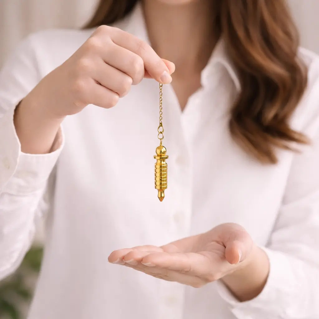 Utilisation du pendule Isis métal pour divination émettrice et réceptrice