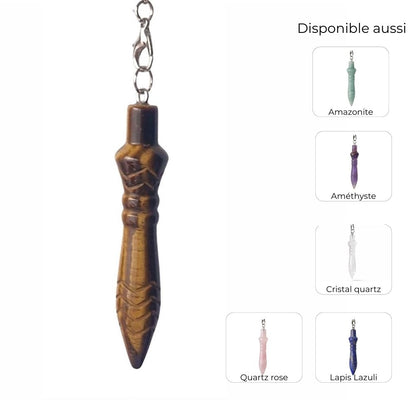 Pendule petit thot en pierre naturelle