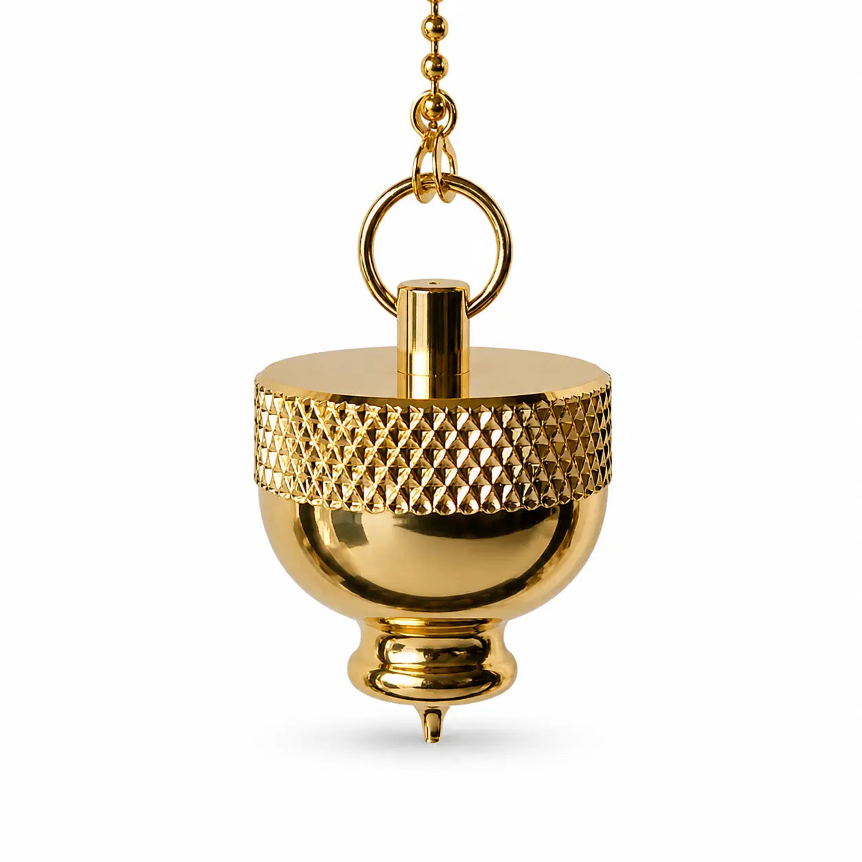 Pendule Professeur Le Gall doré en métal