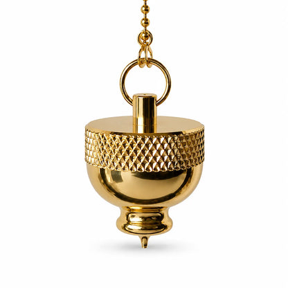 Pendule Professeur Le Gall doré en métal
