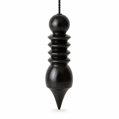 Pendule Radionix en bois noir