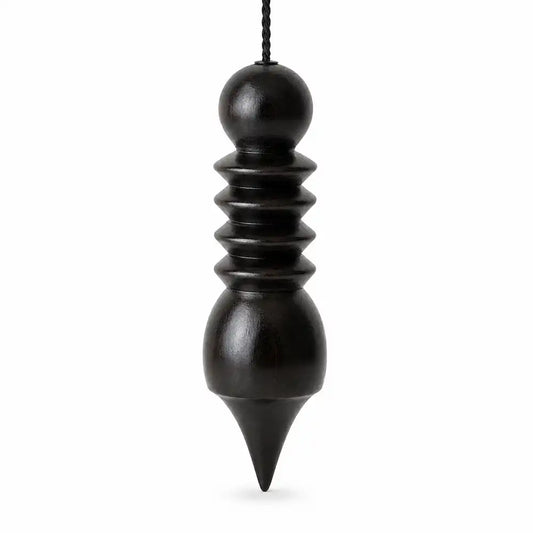 Pendule Radionix en bois noir