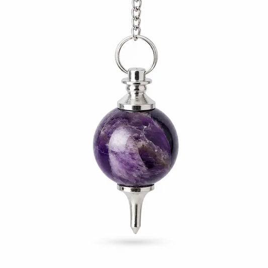 Pendule Séphoroton en améthyste chevron naturelle