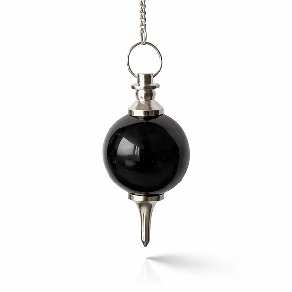 Pendule sephoroton en obsdienne noire pour la radiesthésie