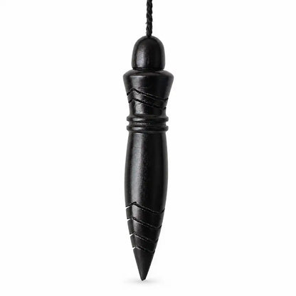 Pendule Thot en bois teinté noir