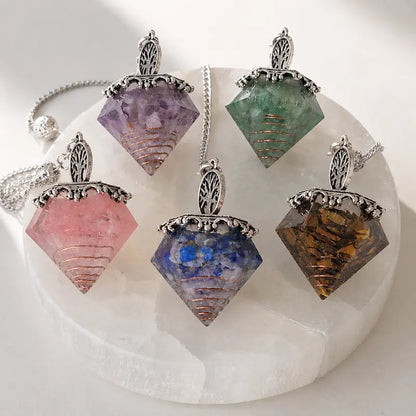 Collection de pendules orgonite arbre de vie