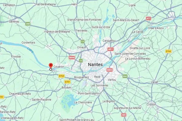 Carte du secteur Le Pellerin près de Nantes