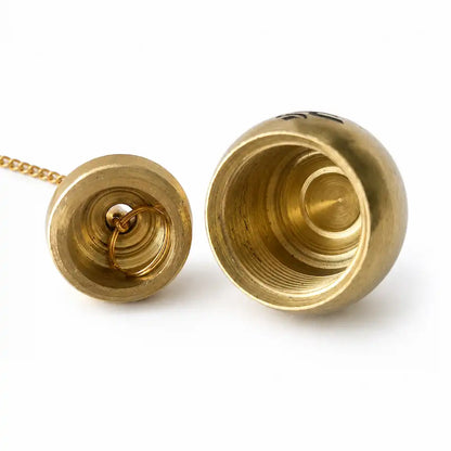 Pendule Témoin Gravé – Fleur de Vie avec lotus / Om